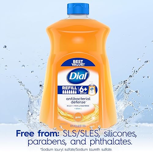 Miniatura 6 de Dial - Jabón líquido antibacteriano dorado 11 onzas Paquete de 4 4 unidades