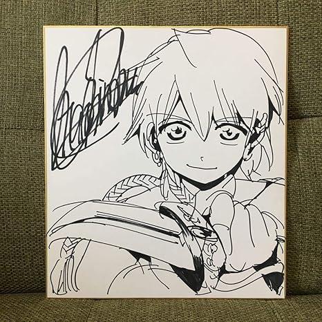 Amazon Otk 0711 マギ Magi 大高忍 直筆サイン イラスト入り色紙 北海道 札幌ドーム サンデーフェス アリババ 当選品 込み おもちゃ おもちゃ
