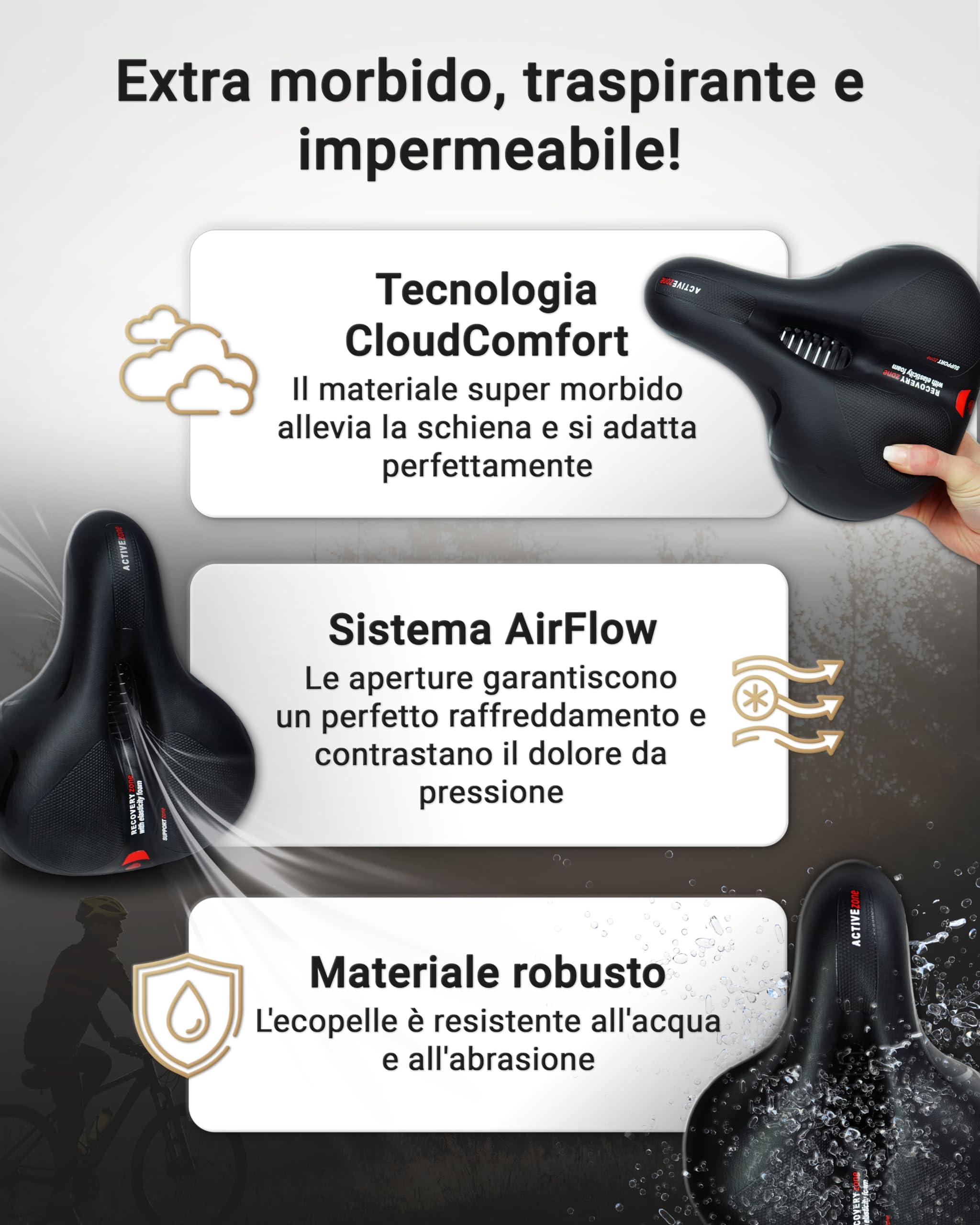 PAJ GPS EASY Finder 4G + Sella per Bicicletta con Supporto Incluso - con Tecnologia Cloud Comfort - Localizzatore GPS per Biciclette, e-bike, MTB e molto Altro Ancora - Localizzatore GPS Antifurto