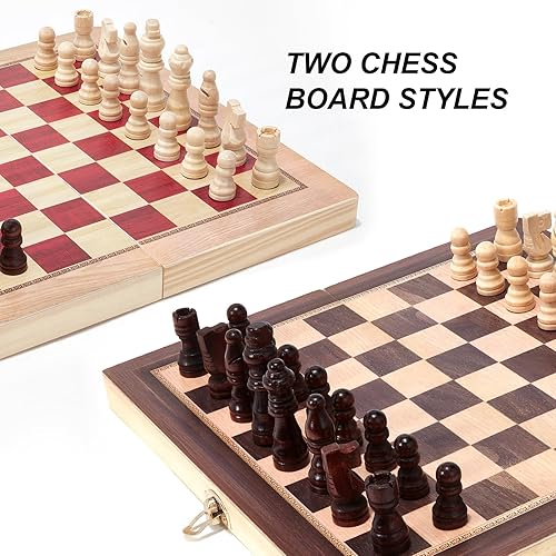 Miniatura 5 de Juegos de ajedrez  Juego de ajedrez magnético  Juego de ajedrez de madera  Juegos de ajedrez para adultos  Juego de ajedrez para niños  Juego de