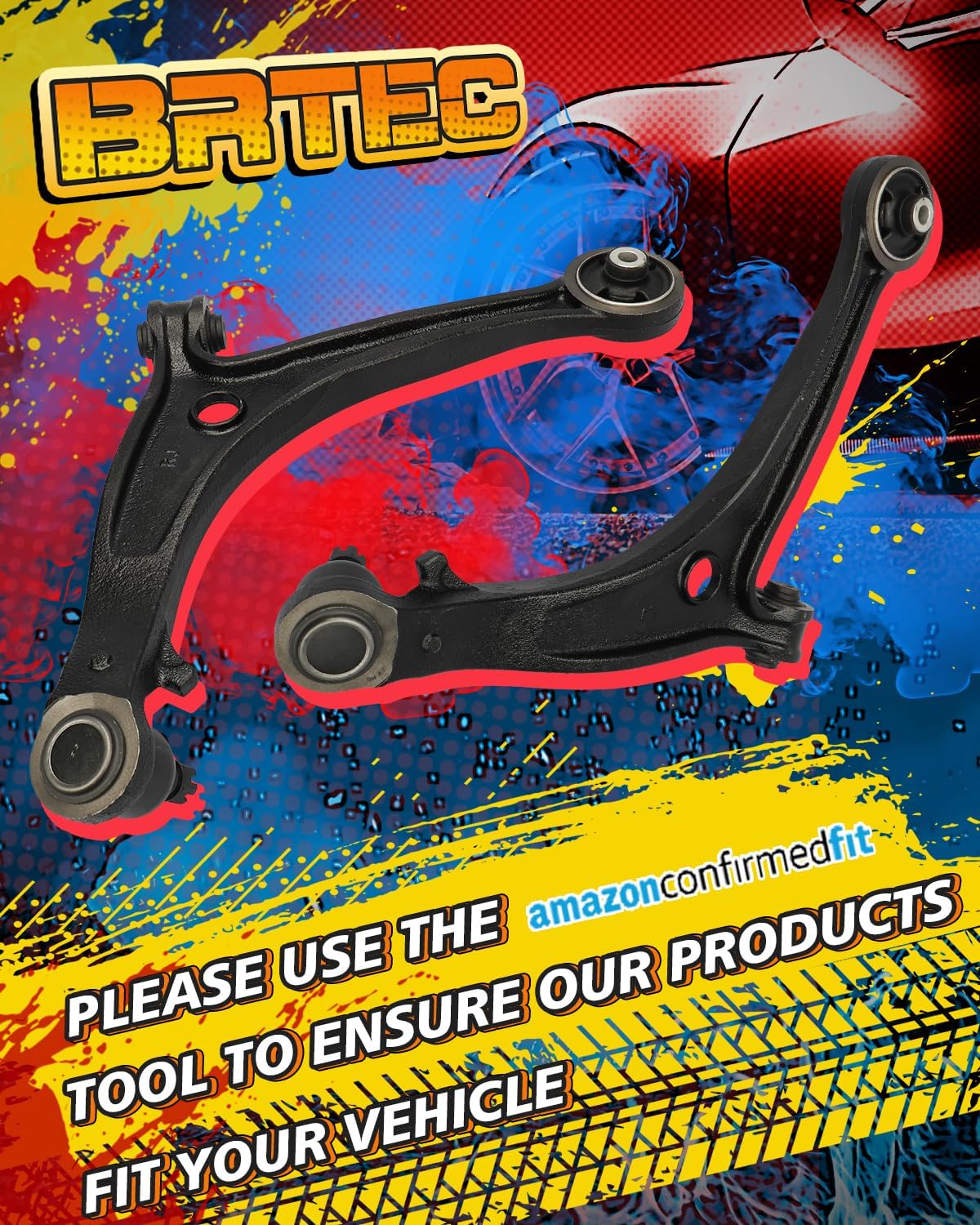 8PC Front Lower Control Arm w/Ball Joint Assemblies - Sway Bar End Links - Inner & Outer Tie Rod Ends for Honda Odyssey 2005 2006 2007 2008 2009 2010 Lower Control Arm(Exc. Touring)