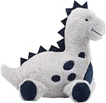 Lambs & Ivy Jouet d'animal farci de dino bleu/gris peluche dinosaure