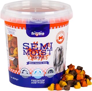 Dry Food for Dogs Free Release - Semi-Moist Treat Soft Mini Heart Mix 500g - (402285861231) /Dogs