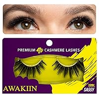 Vista 19 de Extensiones de pestañas postizas naturales de cachemira 4D, autoadhesivas, reutilizables, pestañas largas, de aspecto natural, pestañas esponjosas