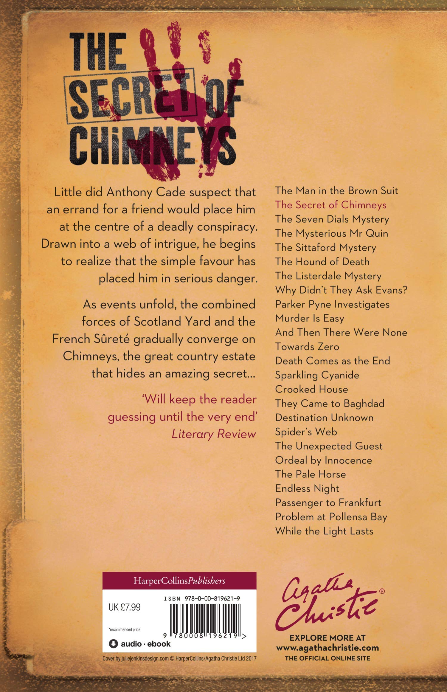 The Secret of Chimneys: A Murder Mystery Set Amidst an International Conspiracy at an English Estate