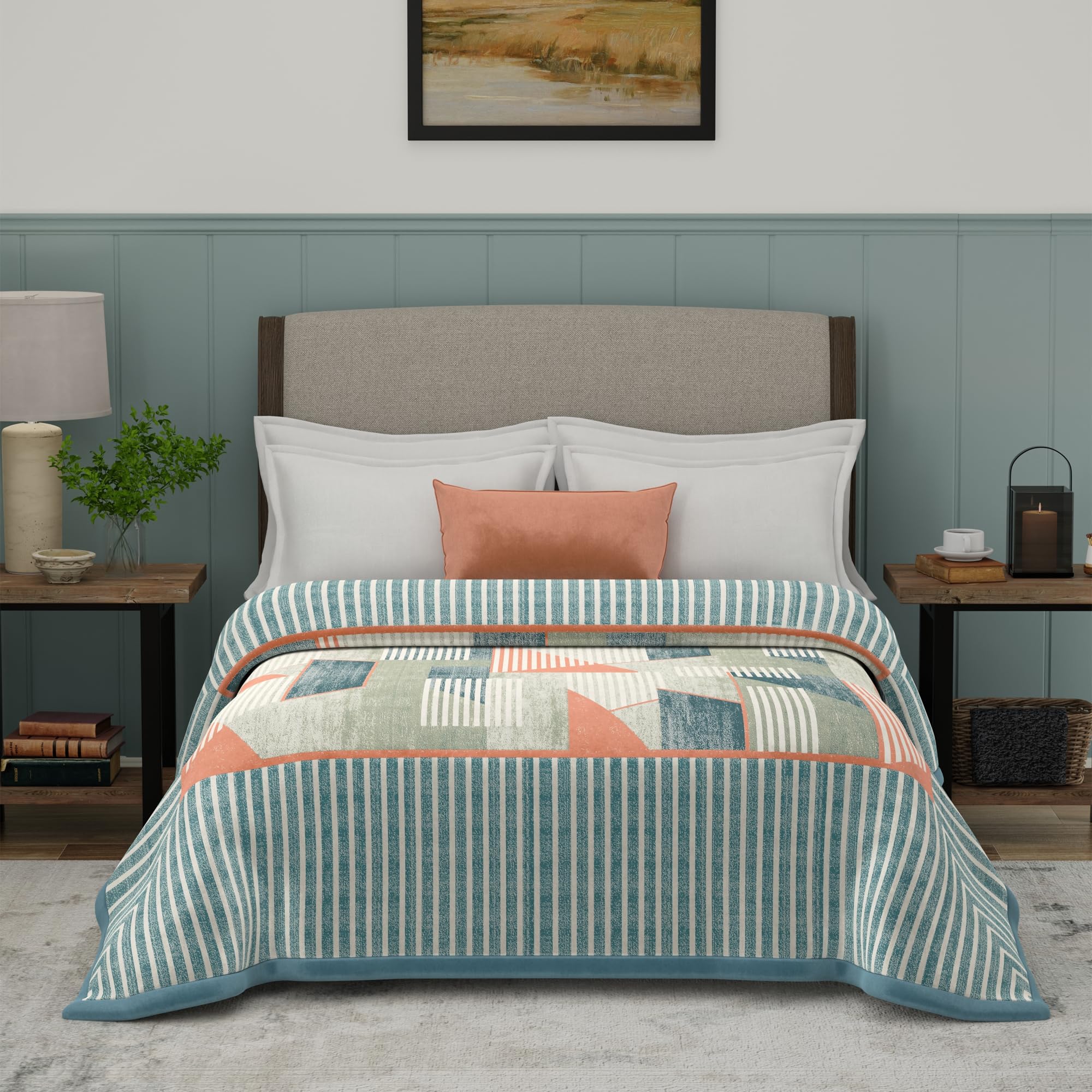 MYTRIDENT Mink Blanket - Super Soft & Cozy Double Bed -32