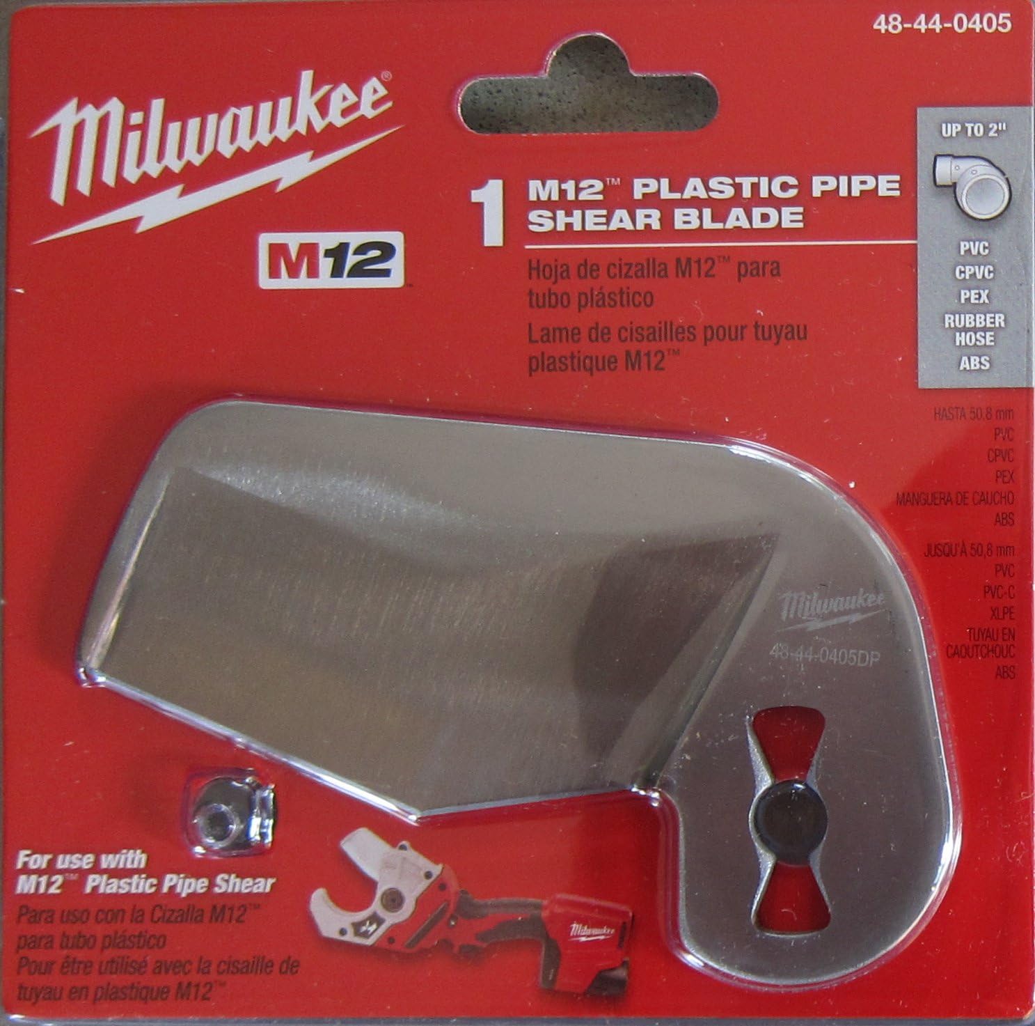 Milwaukee 48-44-0405 M12 Plastic Pipe Shear Blade