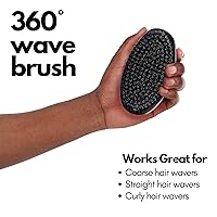 Vista 5 de OCEAN VIEW DEEP WAVES POMADE Cepillo ondulado de cerdas medianas + grasa de ondas 360