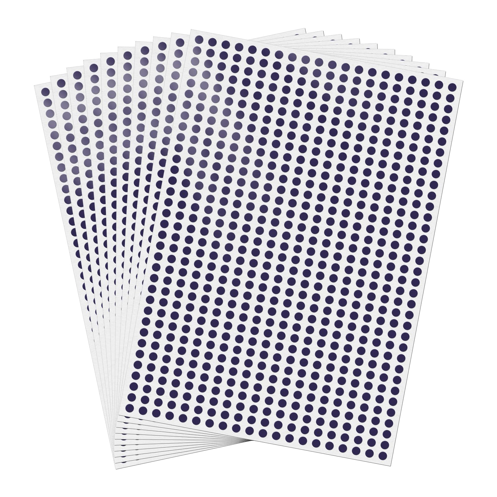 FINDAT 7000 PCS Purple Dot Stickers 6mm Colour Coding Labels Sticky Dots Waterproof Self Adhesive Circle Round Stickers for School DIY Calendar