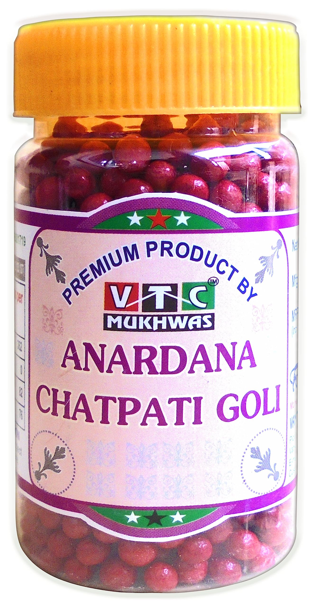 VTC MUKHWAS Chatpati Anardana Churan Goli Mukhwas, Digrestive Goli, Chatpat Candy 150 g