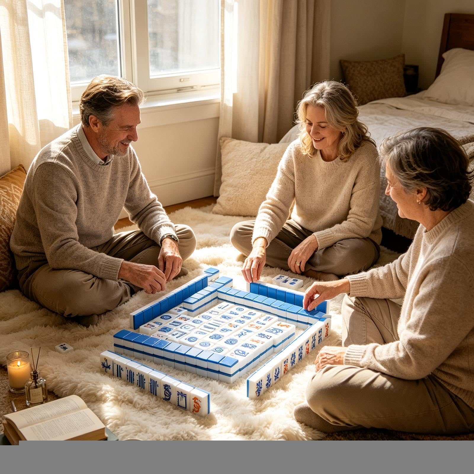 Generico Tessera Mahjong 160 Tessere Di Società In Acrilico Inciso | Mahjong Americano Per Principianti, Giocatori Esperti, Feste, Adulti, Piscina, Casa, Viaggi E Gite