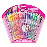 Barbie 16 Piece Glitter Pen Body Art Set, Glittery and Bright Colors, Ages 3 by Townley Girl