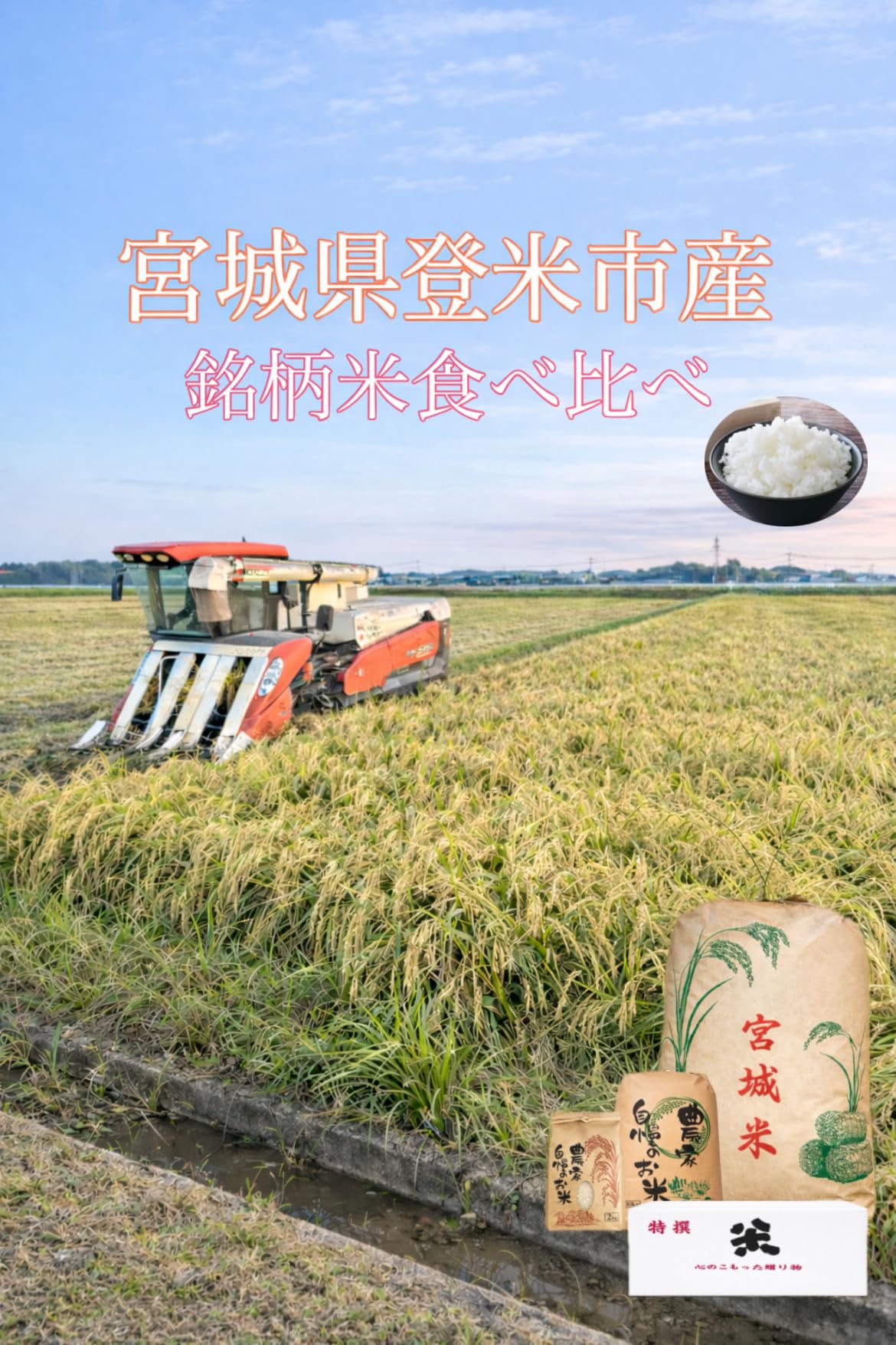 Amazon.co.jp: ごとう農産 米 食べ比べ米 4種銘柄米 令和7年産 宮城県