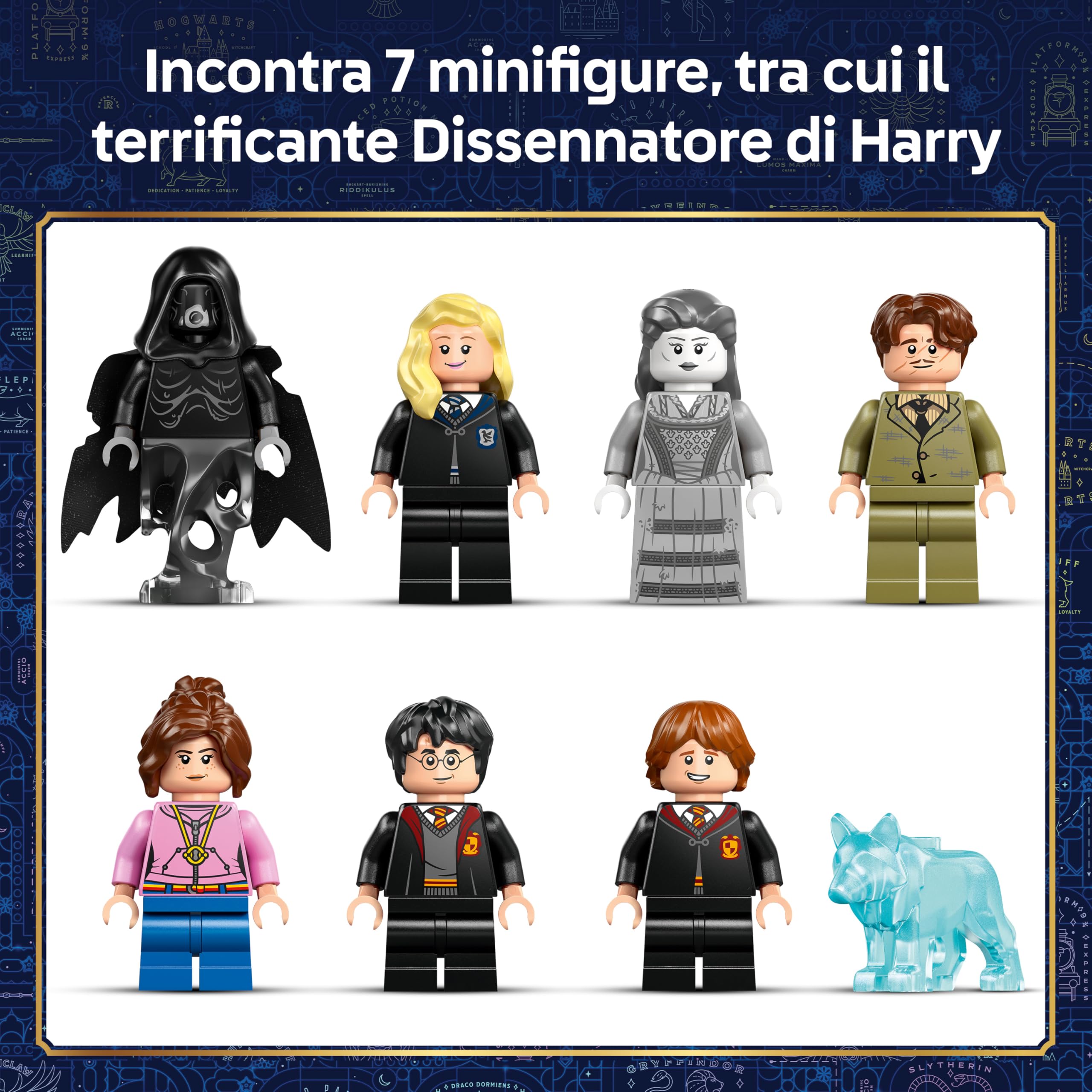 LEGO Harry Potter Castello di Hogwarts: Ala dell’Infermeria Giocattolo - Kit di Modellismo Fai da Te con 7 Minifigure tra cui Hermione e Ron - Idea Regalo per Bambine, Bambini e Fan da 9 Anni - 76463