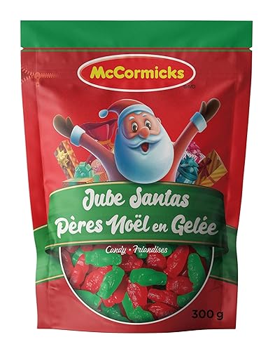 McCormicks, Jube Santas, Resealable Candy Bag, 300 Grams - Jube Santas