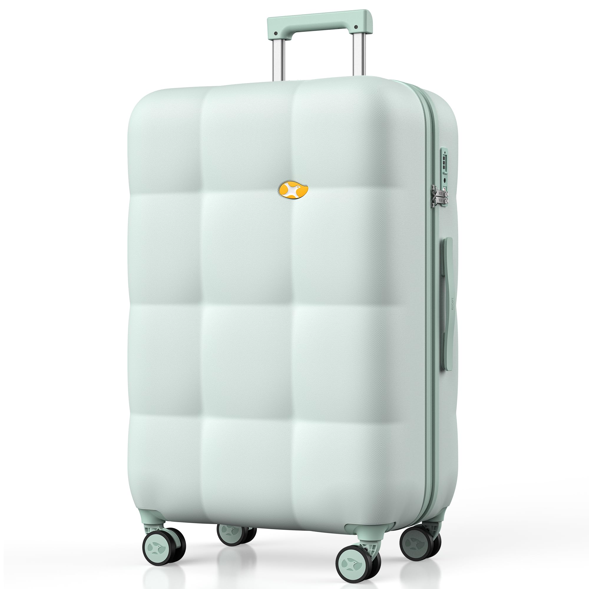 MGB 28 Inch Luggage, Hardside Checked Suitcase with Spinner Wheels, Lightweight PC Hard Shell Travel Luggage, TSA Approved Lock, Large Suitcase for