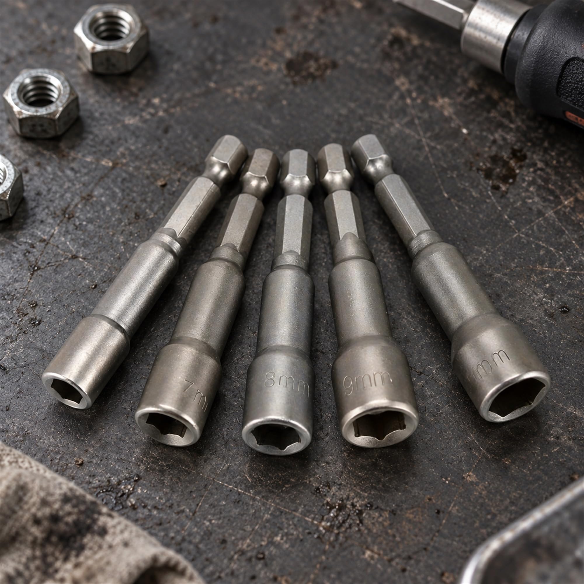 Magnetic Hex Socket Nut Driver Set