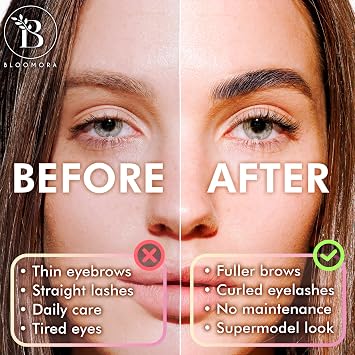 Brow Lamination Kit, Lash Lift, at Home 2-in-1 Eyelash and Eyebrow Perm
