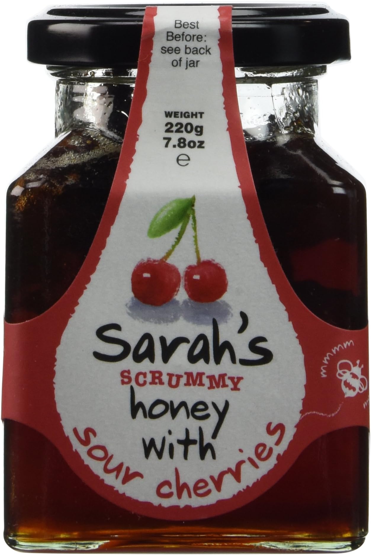 Mileeven Sarah's Scrummy Honey with Sour Cherries, 7.8 Ounce