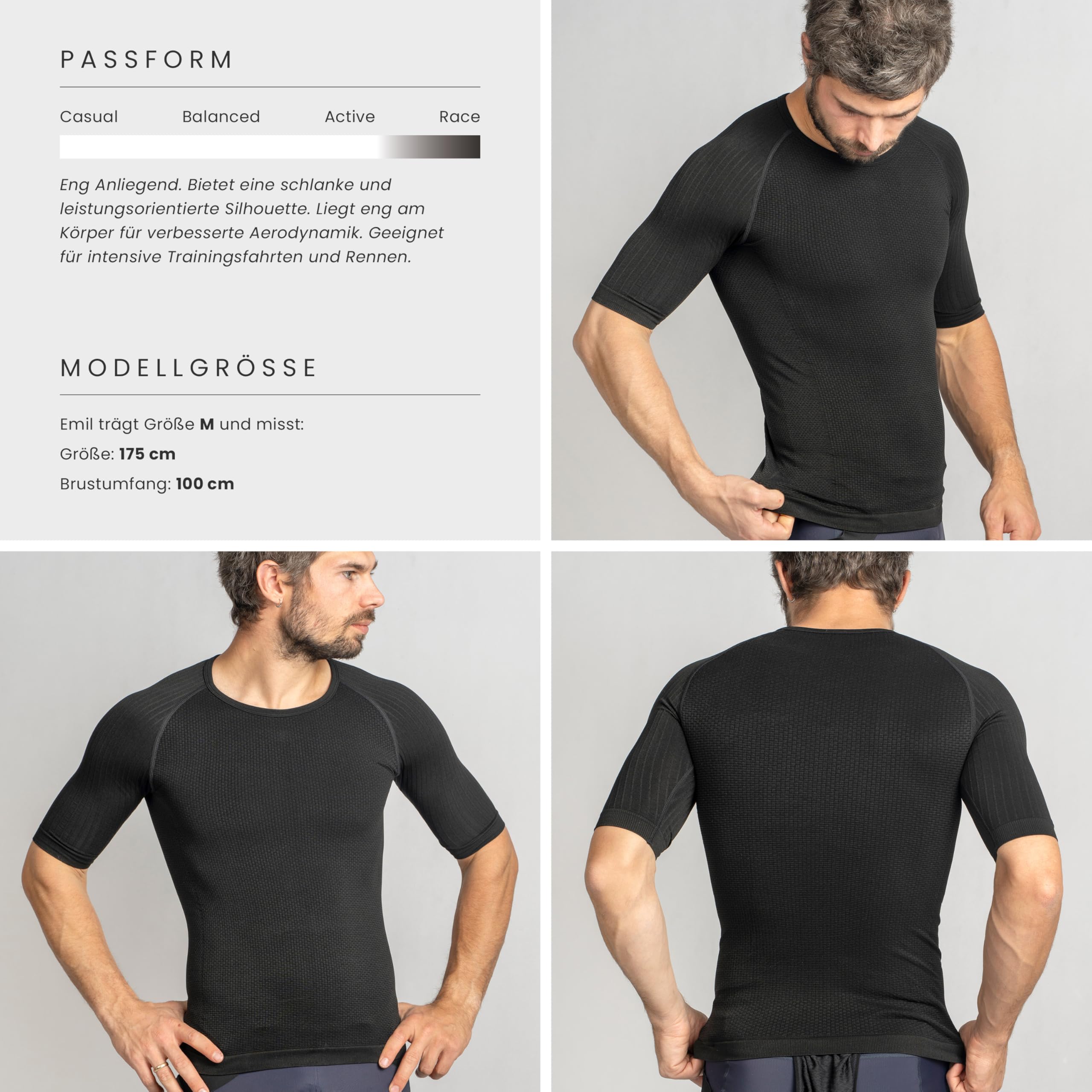 GripGrab PACR Frühling Herbst Herren Kurzarm Radsport Unterhemd Seamless