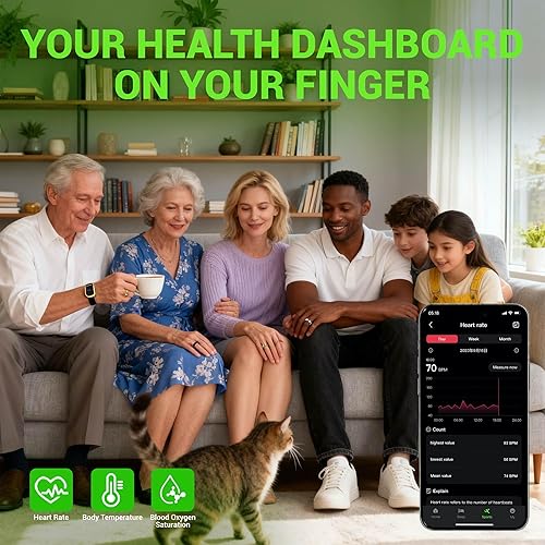 Miniatura 4 de Smart Ring - Rastreador de sueño SpO2 de frecuencia cardíaca gratuito  Sin suscripción  Rastreador de actividad impermeable IP68  Monitor de