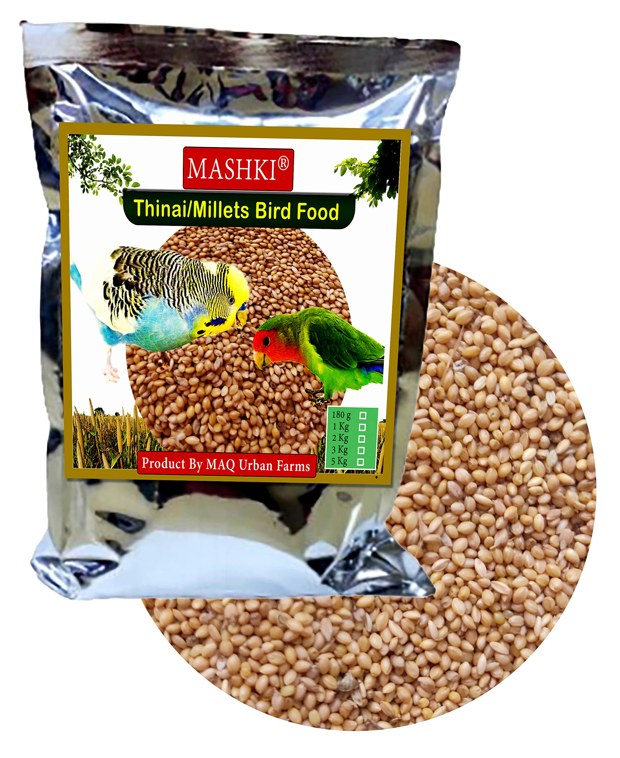 See full amazon price history chart for MASHKI Thinai Kangni Seed Double Cleaned Korra, Rala, Thina, Kang, Kaon Seeds Foxtail Millet koni dhaan, navane Nutrition Bird Food for All Birds - 180Gm MASHKI Thinai Kangni Seed Double Cleaned Korra, Rala, Thina, Kang, Kaon Seeds Foxtail Millet koni dhaan, navane Nutrition Bird Food for All Birds - 180Gm (B0BNBFZGKM) Amazon Price History, Amazon Price Tracker