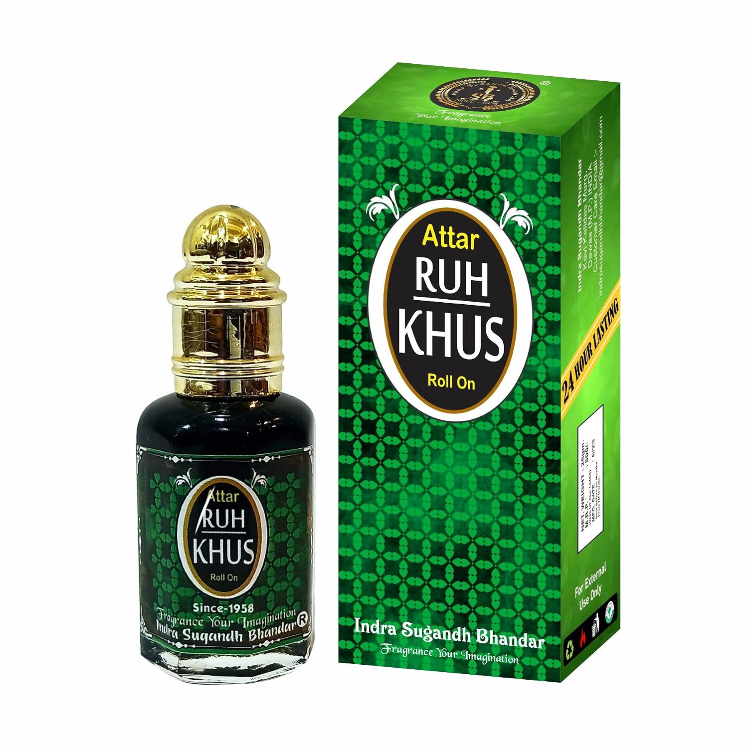 INDRA SUGANDH BHANDAR Attar For Men|Women Ruh Khus|Vetiver Original Bapka Processsed Long Lasting Fragrance 12ml Rollon Pack - Review, Price and Buying Guide