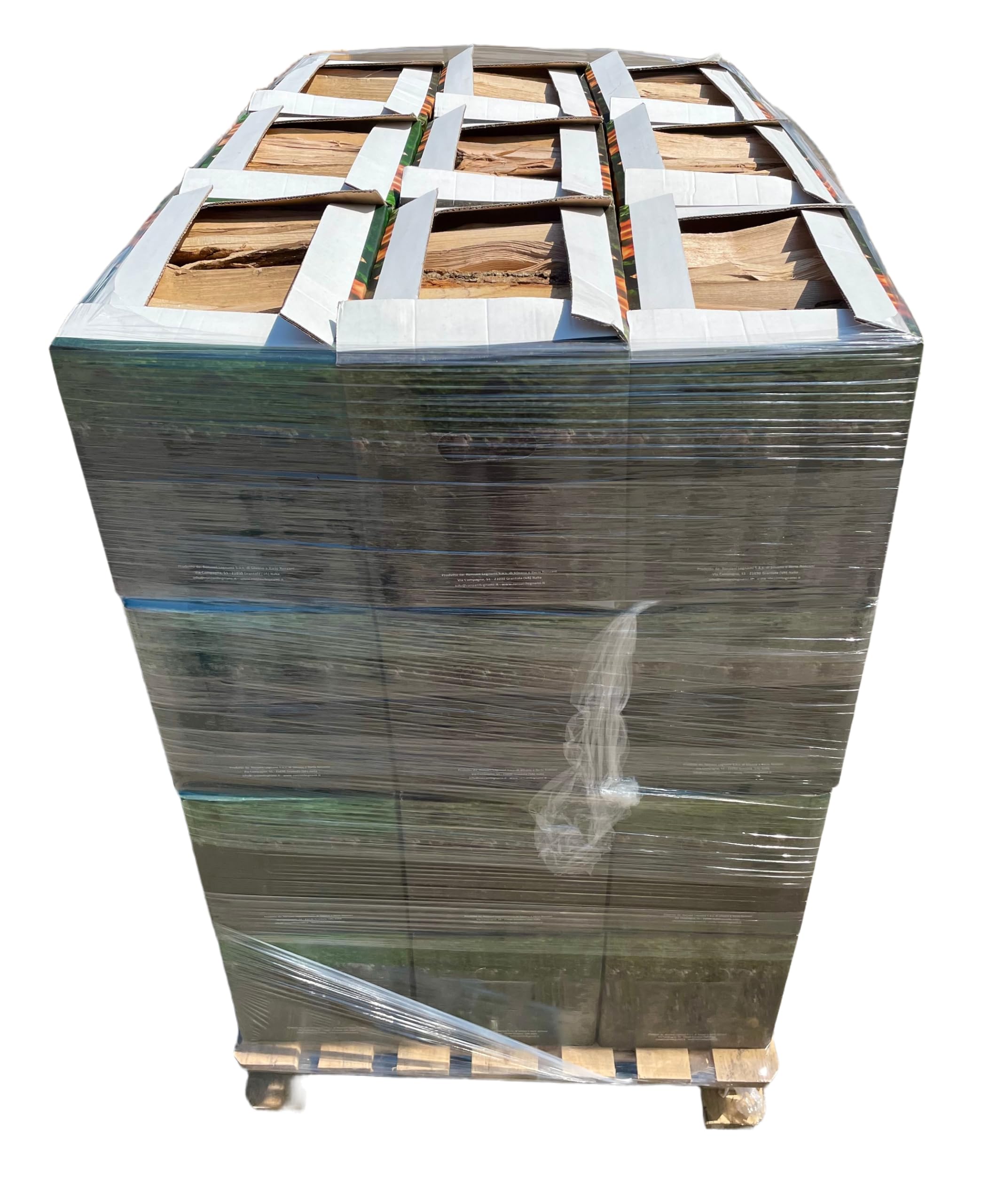 Legnetti Accendifuoco di Latifoglie - 22 cm - Certificati FSC e BiomassPlus - Naturali, Ecologici - Per Barbecue, Camini, Stufe e Forni - 100% legna secca e naturale - Bancale da 36 scatole