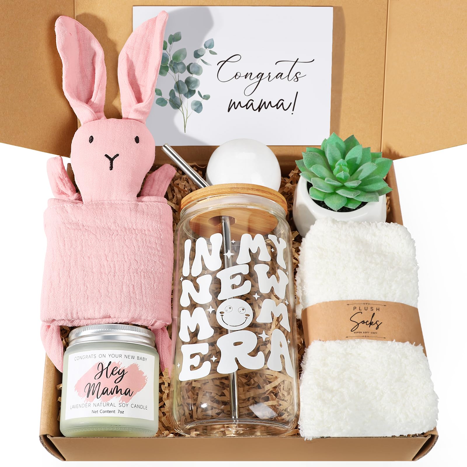 New Mom Gifts & Baby Girl Gift, New Mom Care Package After Baby, Pregnancy Gifts for Expecting Mom to Be, Postpartum Gifts for Mom, First Time Pregnancy Birthday Christmas Gifts