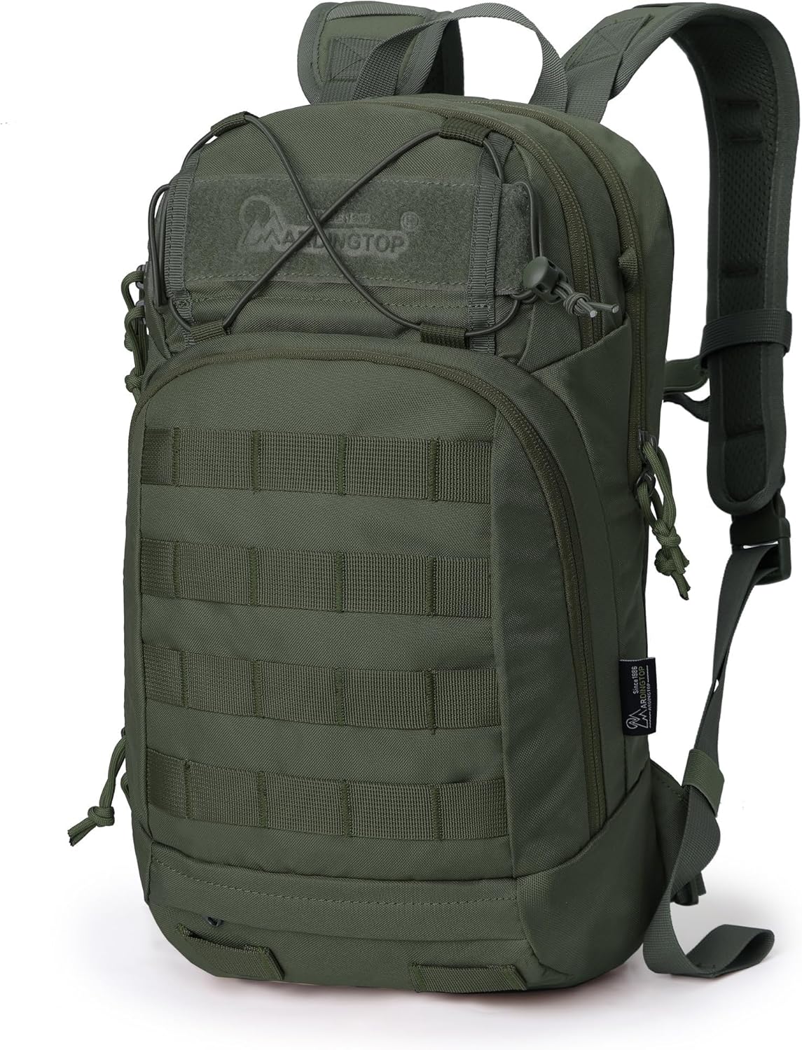 Mardingtop 15L Tactical MOLLE Hydration Backpack – Small Military Bag for Motorcycle, Hiking, Riding, Biking & EDC Daypack