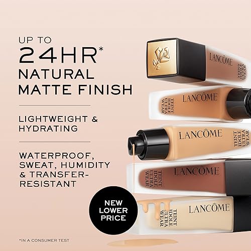 Miniatura 2 de Lancôme Teint Idole Ultra Wear - Base de cobertura completa, resistente al agua, acabado mate natural