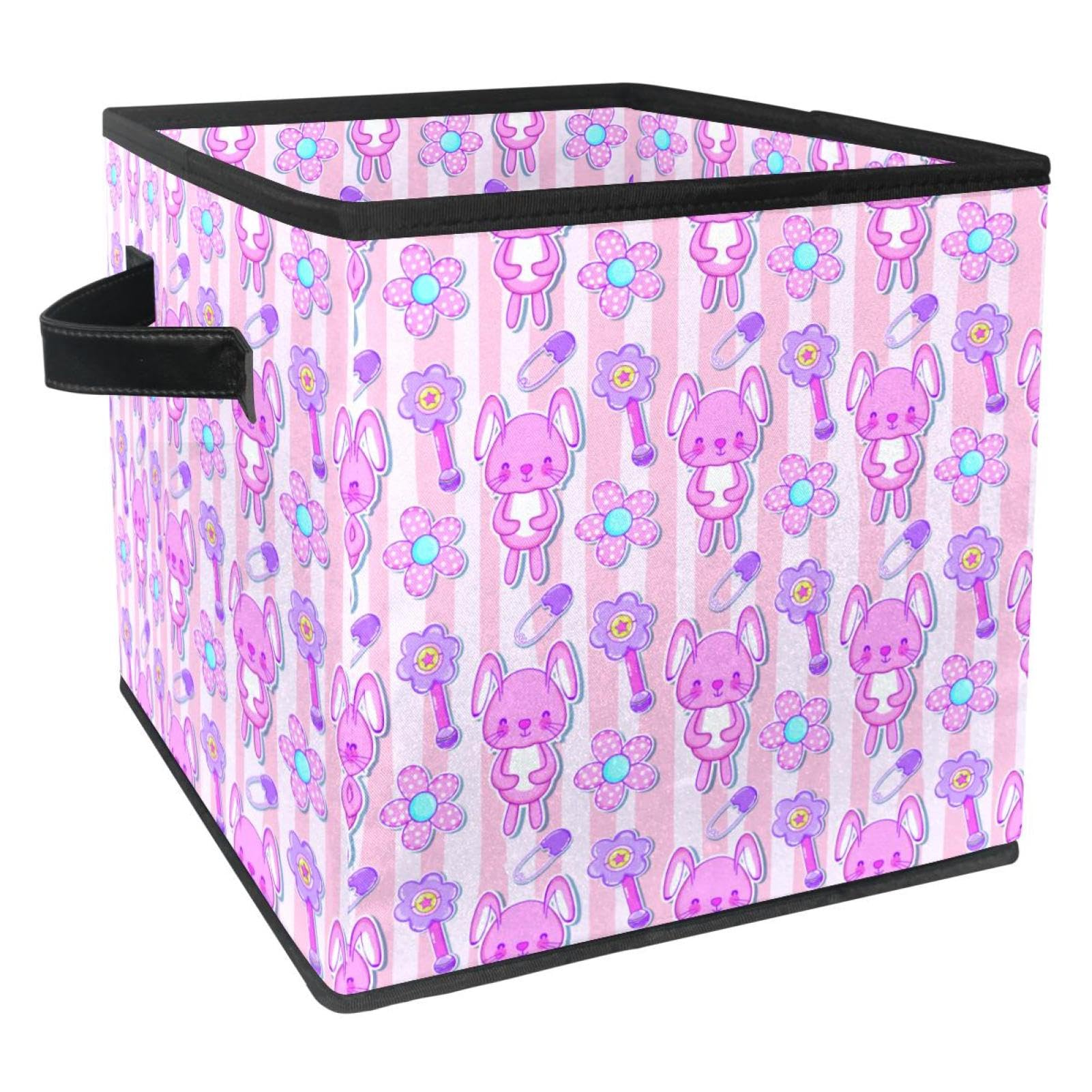 Boîte de rangement cube en tissu pliable pour placard et dressing de maison