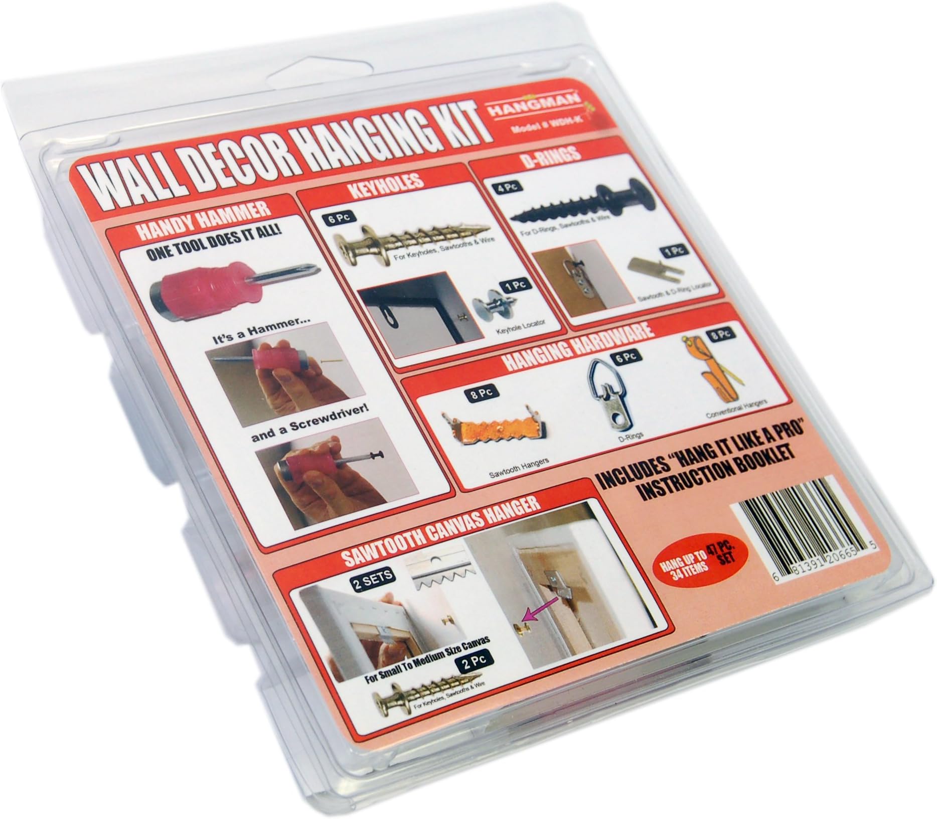 Hangman Wall Decor Hanging Kit (wdh-k )