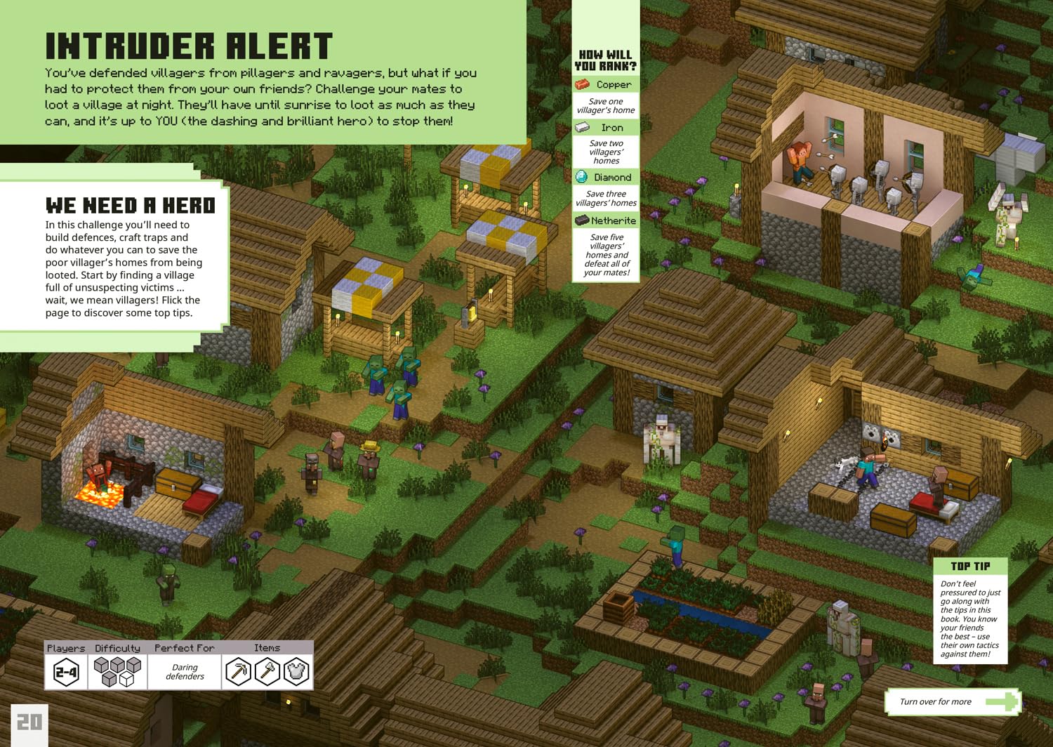Minecraft Survival Challenges: The Heroic Edition: An official illustrated guide, perfect for fans, beginners and gamers of all ages