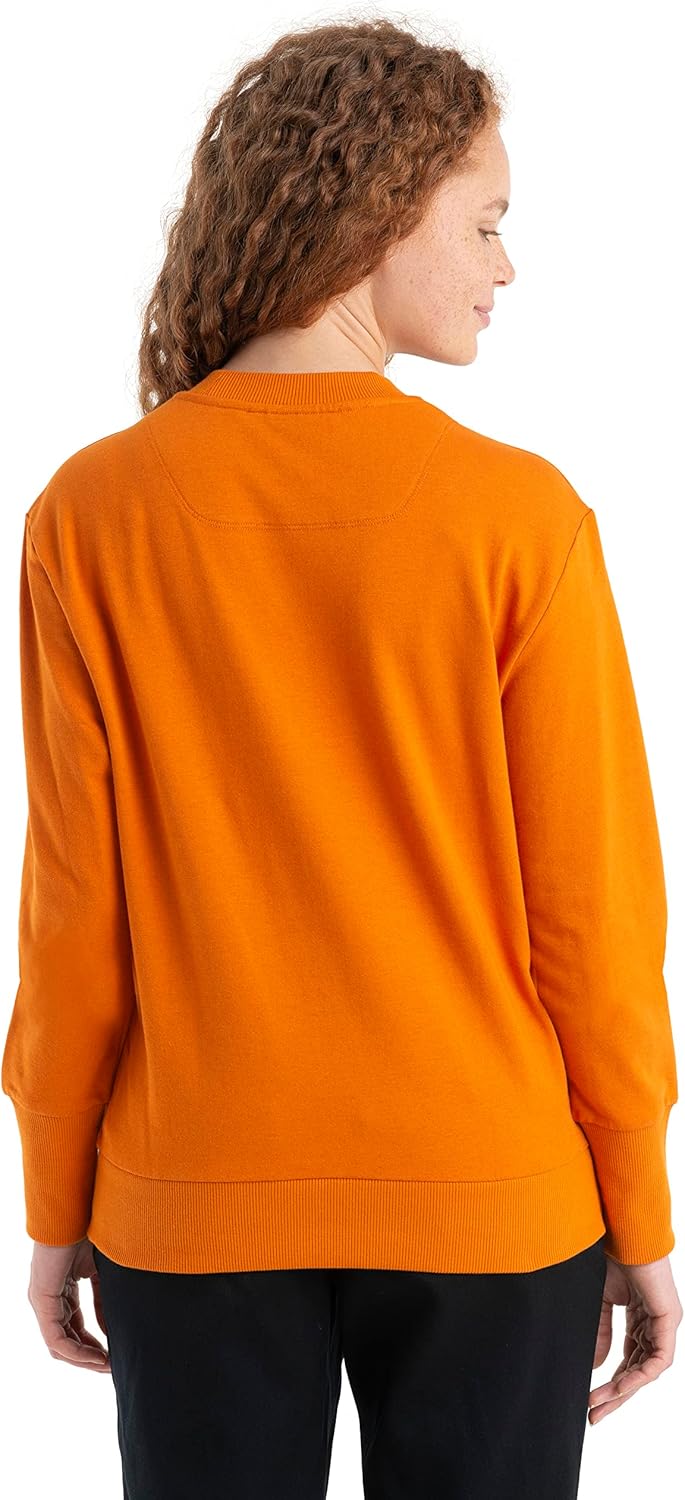 Icebreaker Merino womens Central Long Sleeve Casual Wool Lounge Sweatshirt - Image 2