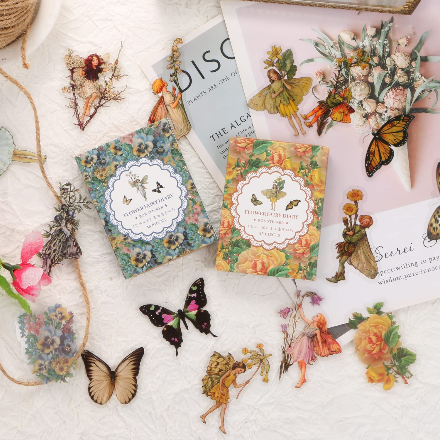 OKUPAN Lot de 400 autocollants assortis pour scrapbooking et journal intime Motif fleurs vintage – Fournitures pour bullet journal, artisanat rétro, planificateur, médias mixtes, album de cartes de OKUPAN Lot de 400 autocollants assortis pour scrapbooking et journal intime Motif fleurs vintage – Fournitures pour bullet journal, artisanat rétro, planificateur, médias mixtes, album de cartes de