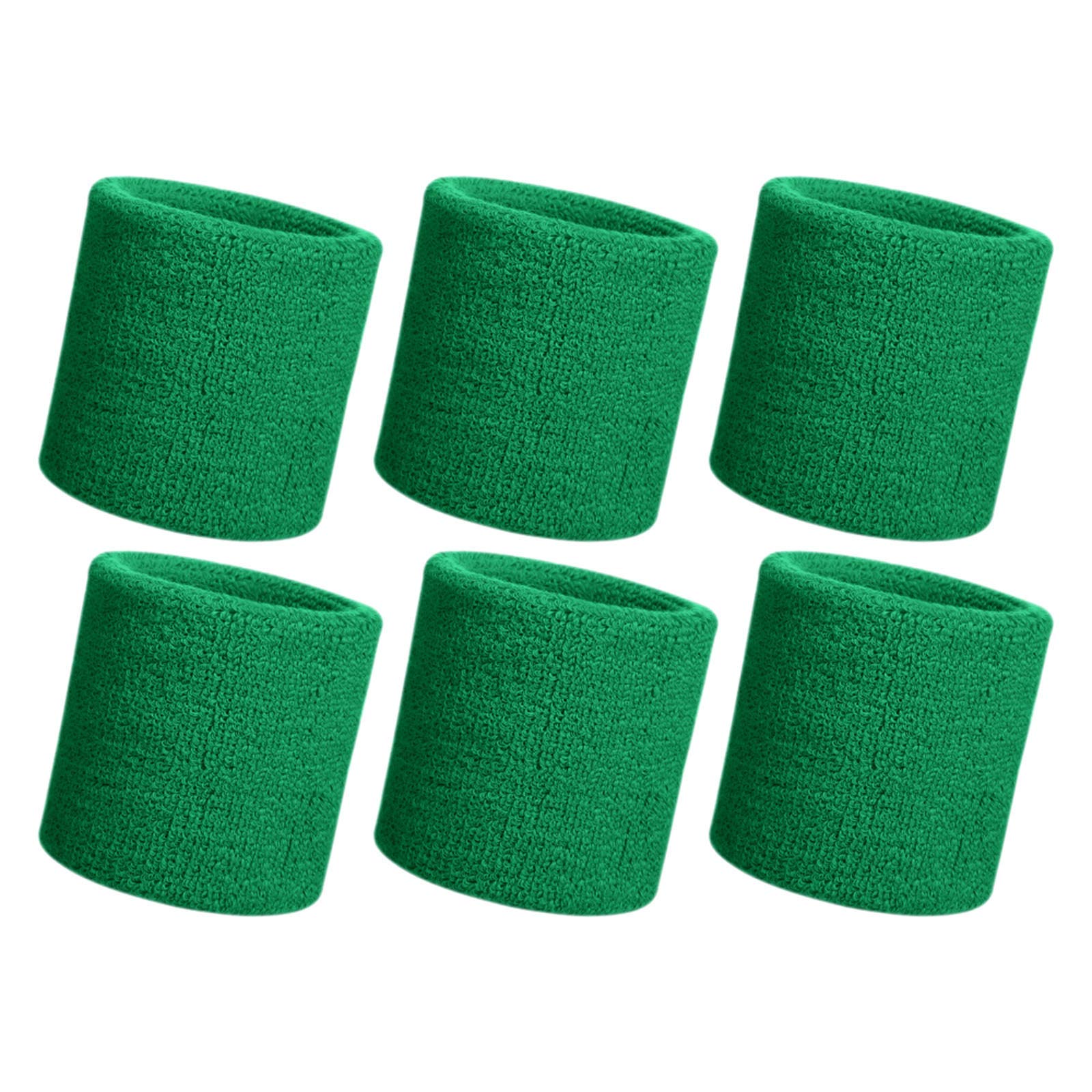 HANERDUN Sports Wristbands Sweat Wrist Sweatbands For Men And Women Terry Cloth Wrist bands Sweat For Gym Running Basketball Tennis Working Out โ image 1