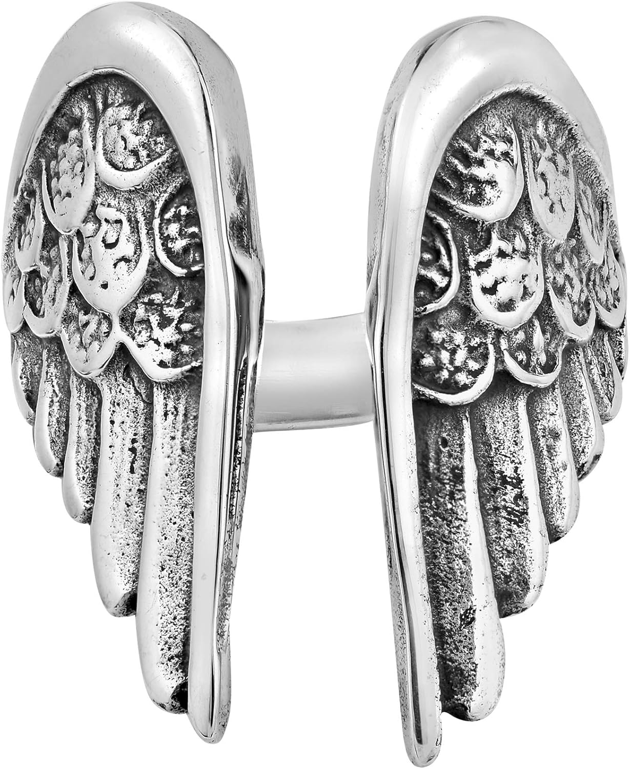 AeraVida Embracing Wings of an Angel Wrap Open-Ended .925 Sterling Silver Ring