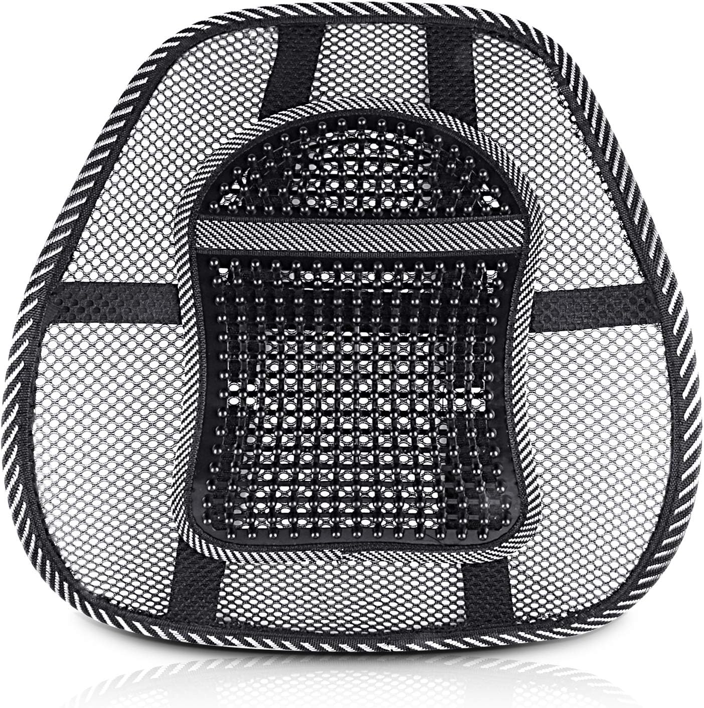 Air Flow Mesh Back Cushion Lumbar Support for for Car Home Office Chair