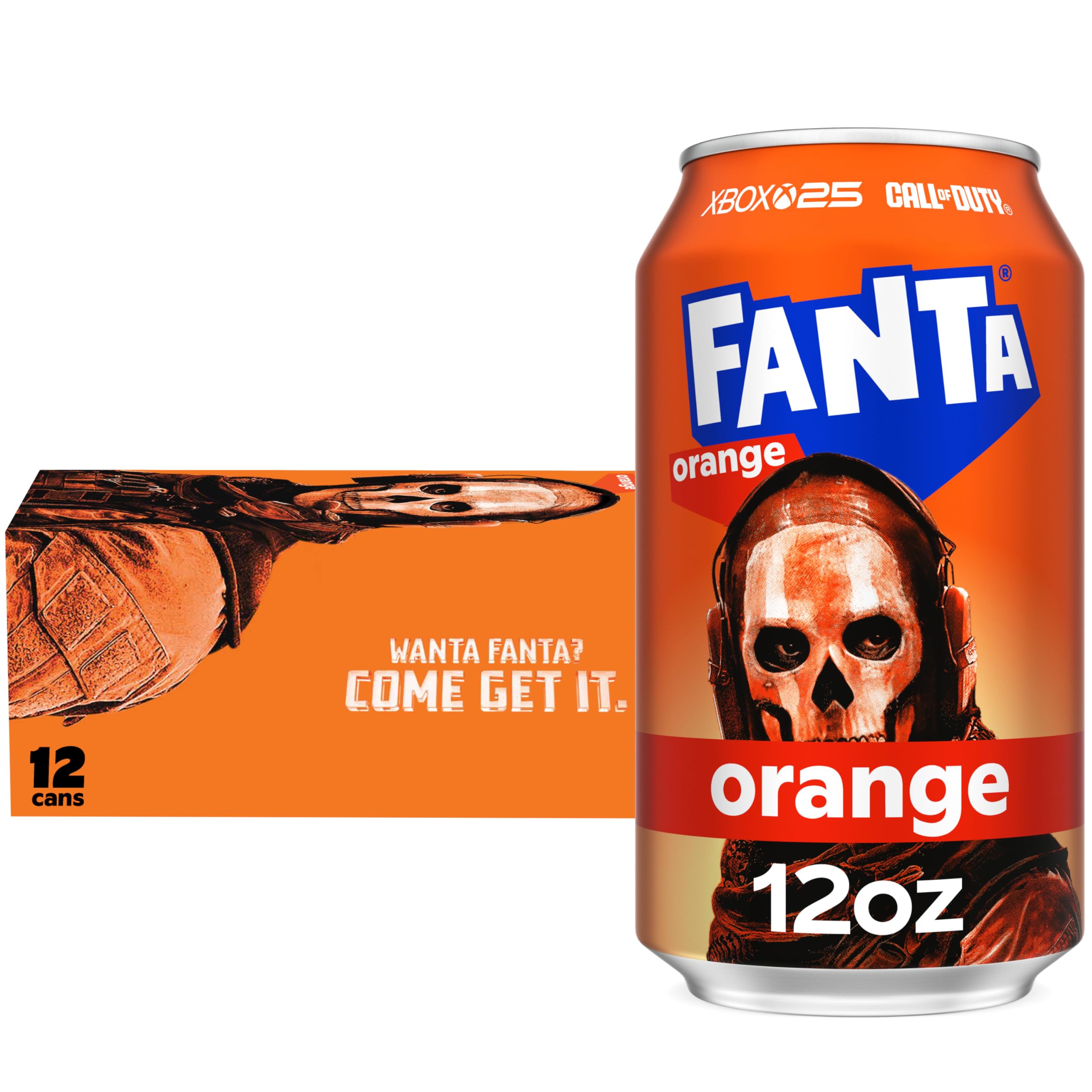 Fanta Orange, 12 fl oz, 12 Pack Orange 12 Fl Oz (Pack of 12)