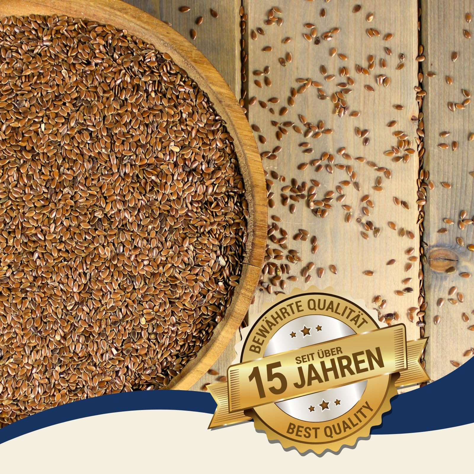 Lyra Pet® 25 kg graines de lin complément alimentaire pour oiseaux sauvages petits rongeurs riche en oméga-3 fibres protéines