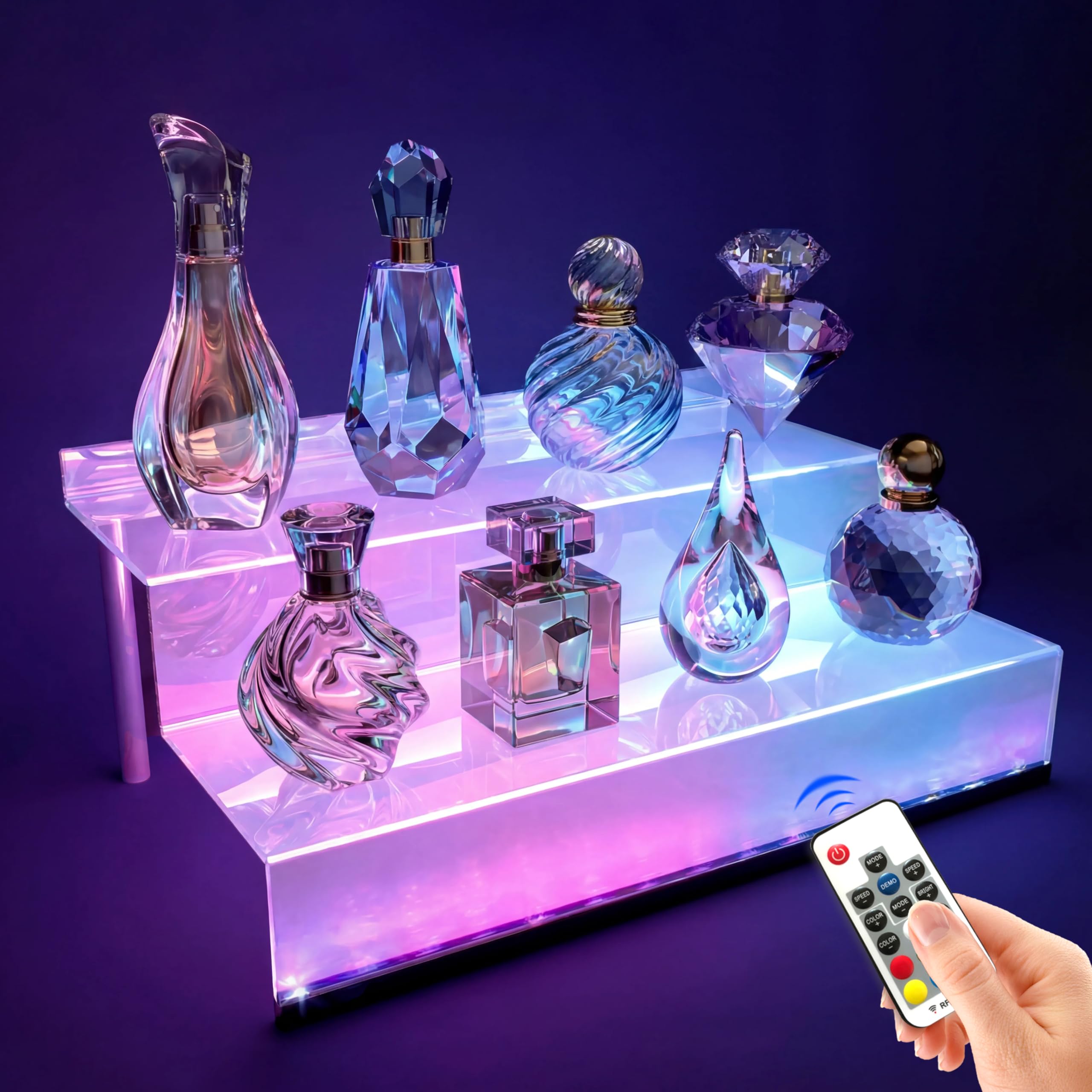 Amazon.com: YMVV 12 Inch Clear Acrylic Shelf for Perfume Organizer