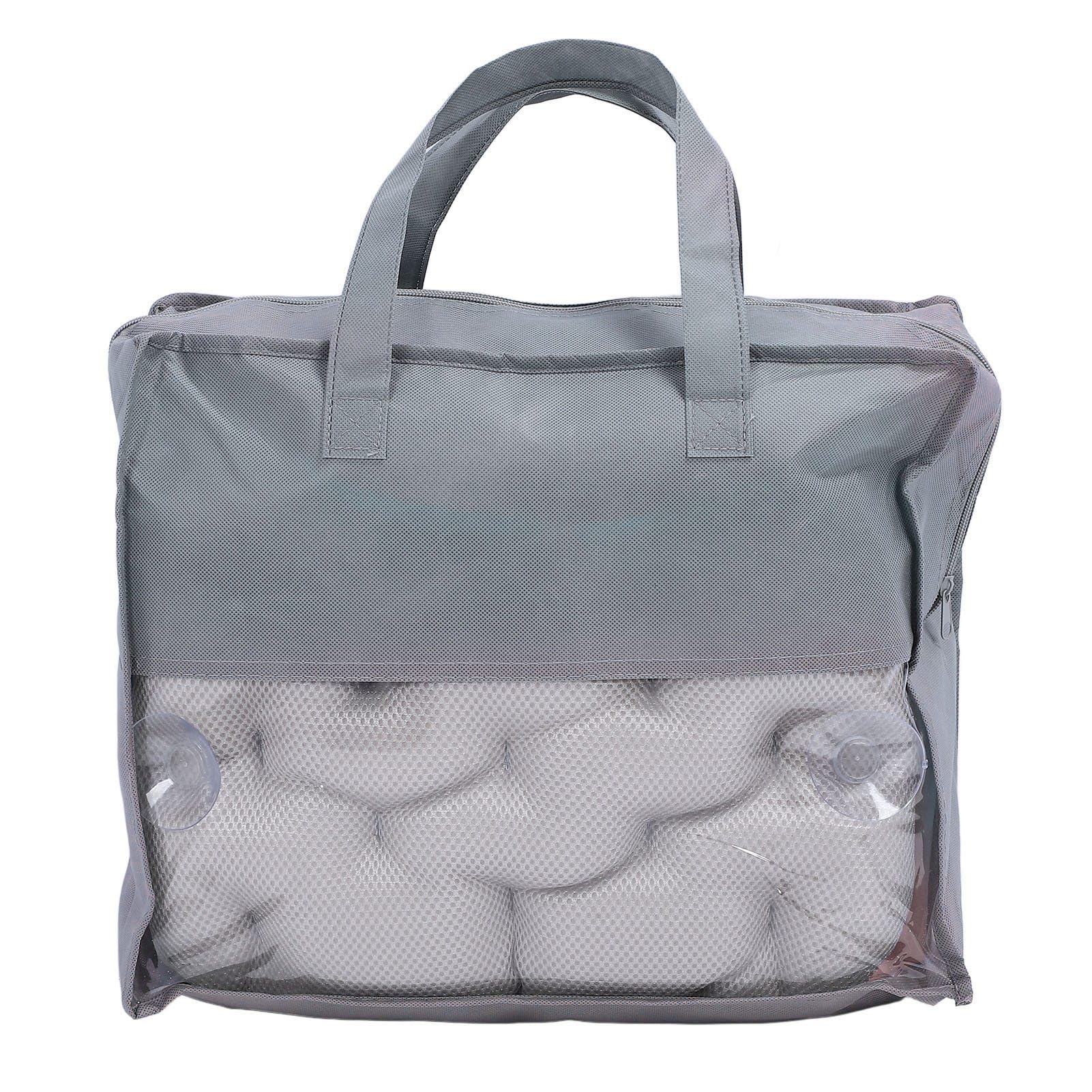Cuscino per Vasca da Bagno, Cuscino da Bagno per Tutto il Corpo Pieghevole Facile da Pulire Ergonomico per Accessori Spa per Adulti (Rosa)