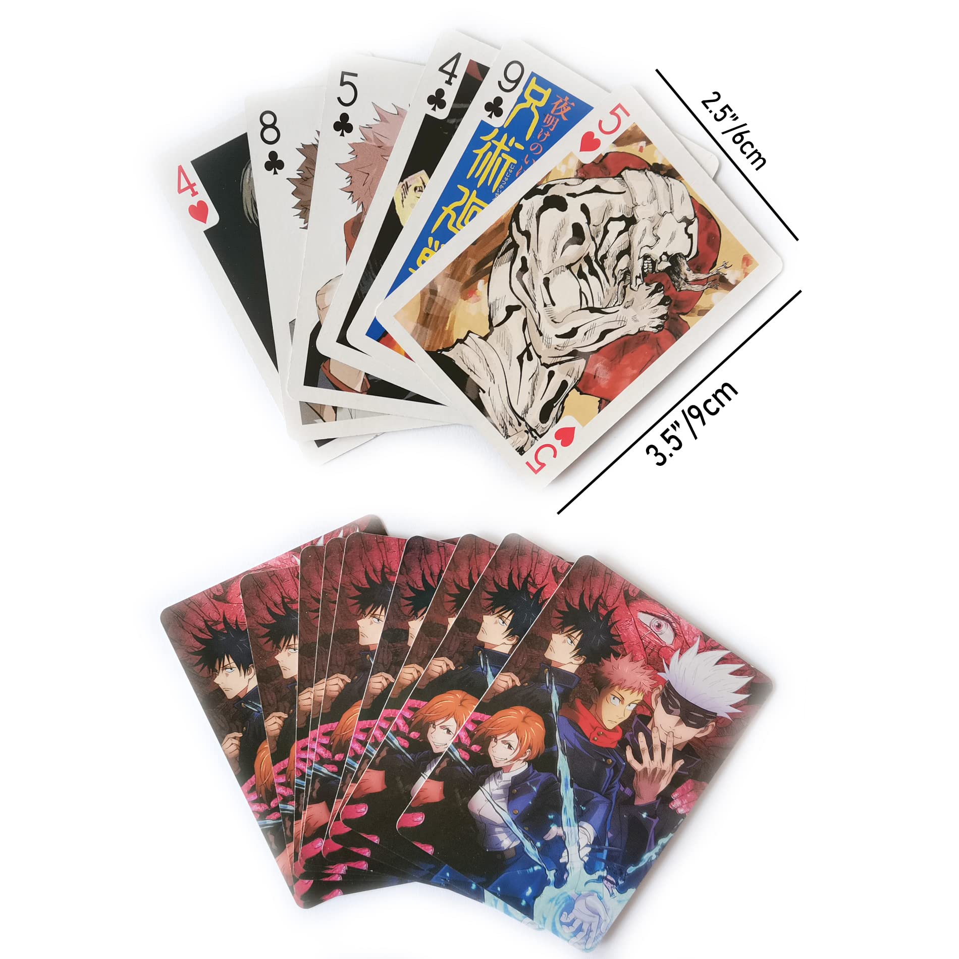 Amazon.com: Jujutsu Kaisen Playing Cards,Jujutsu Kaisen Cards,Anime Cards,Deck  of Cards (Jujutsu Kaisen) : Toys & Games