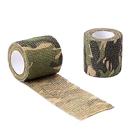 BISIBITA2 Sensi Wrap Grip Cover Sports Self Bandage Rolls 2-inch x 5-Yards 24pcs (Jungle Camo)