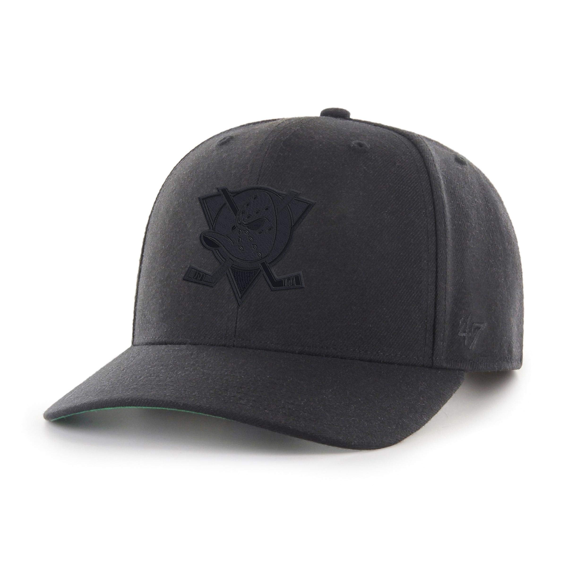 47 Brand Low Profile Snapback Cap - Zone Anaheim Ducks Black