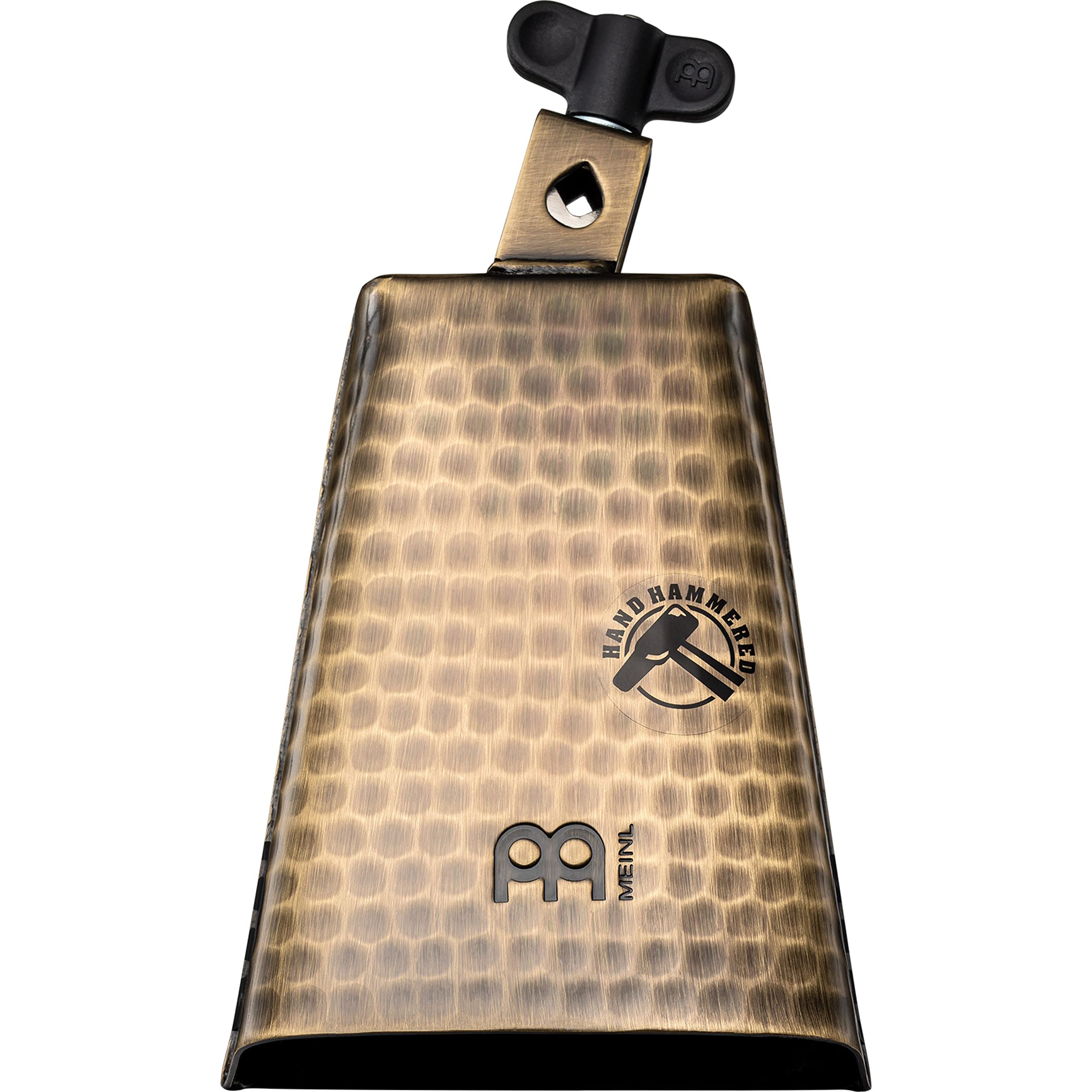 Meinl Percussion Hammered Timbales Cowbell - Mittelgroßes Aufschlagidiophon - Länge 6,25 Zoll - Montierbar - Handgehämmert - Messing, Gold (STB625HH-G)