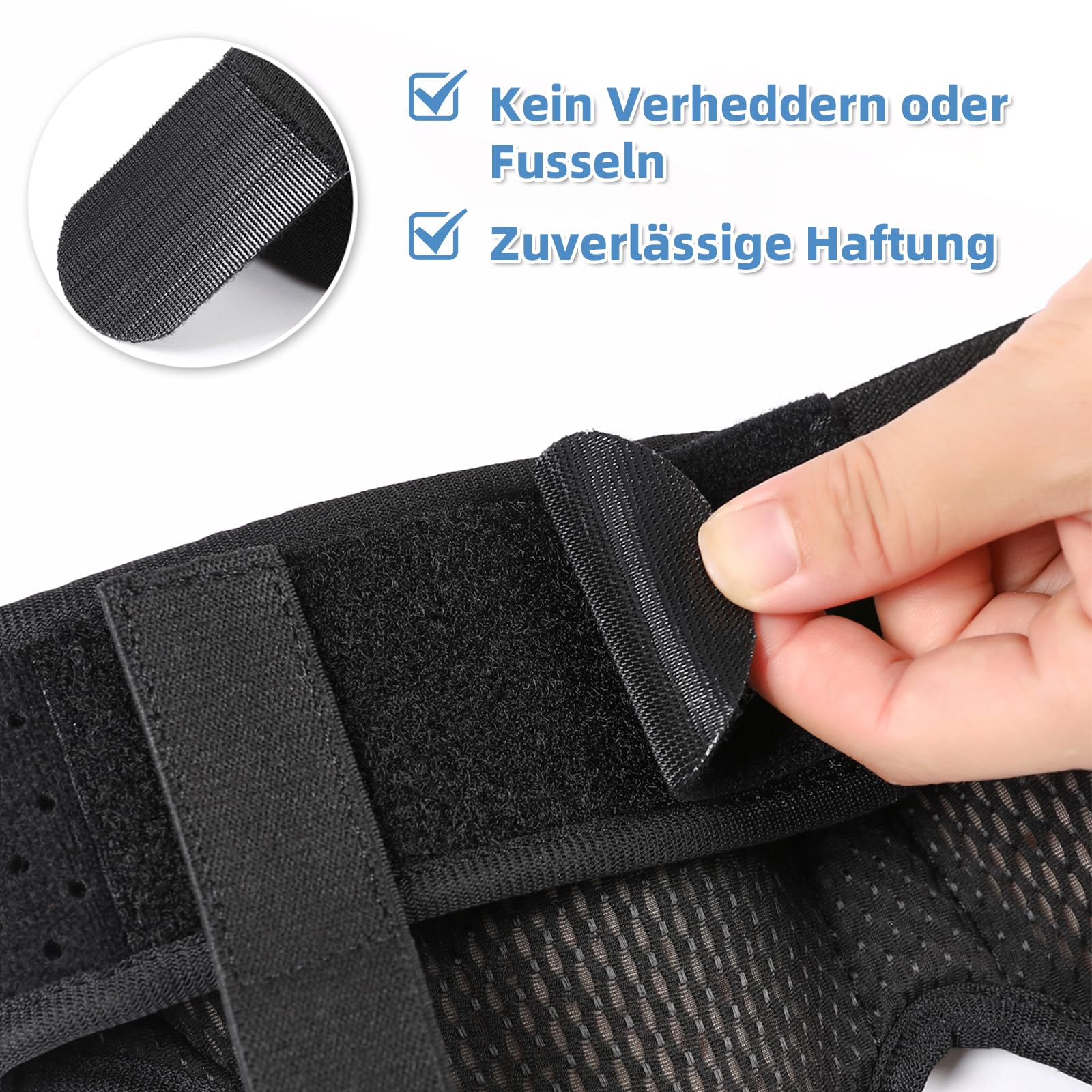 Tenbon Leistenhernie Gürtel für Männer & Frauen - Verstellbarer Kompressionsgurt mit Atmungsaktivem Mesh | Support bei Leistenbruchschmerzen (Größe M, 73-89cm Hüftumfang)