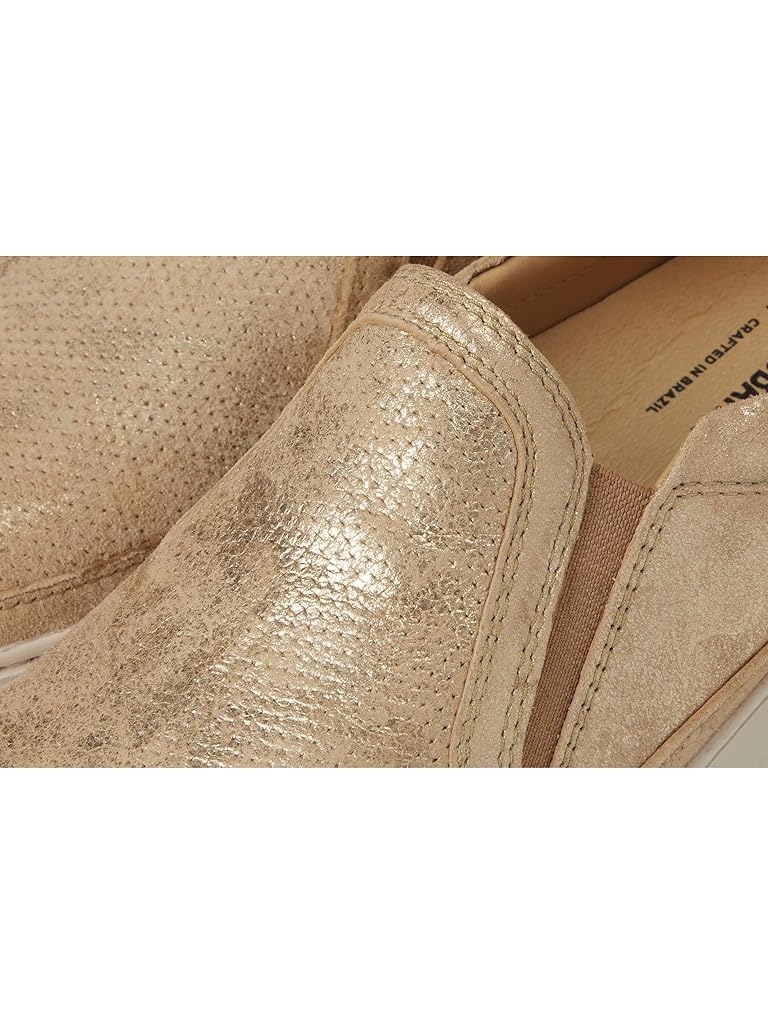 Gold Samuel Hubbard Featherlight Laguna Slip-On