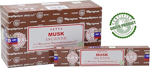 Vista 20 de EARTH Satya Emotions - Varillas de incienso de 15 GMS (paquete de 12) (certificado verde) Agarbatti indio perfumado enrollado a mano, perfecto